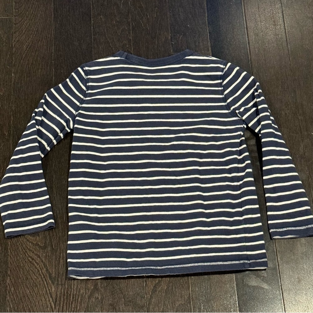 Mini Boden long sleeved, striped shirt - Picture 2 of 4